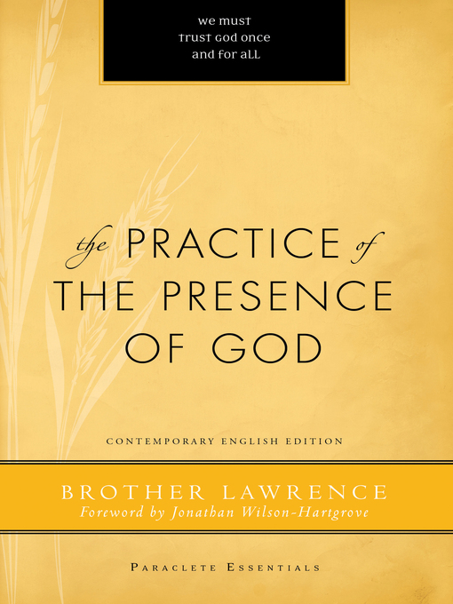 Title details for The Practice of the Presence of God by Lawrence Brother - Wait list